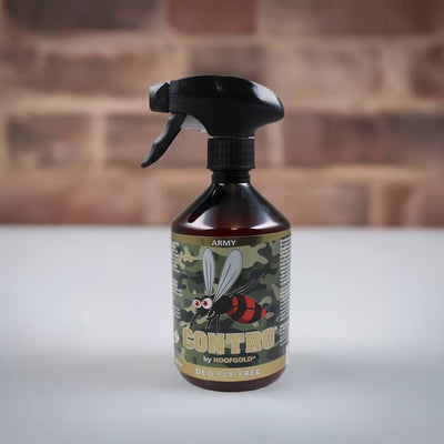 Contro – intelligente Insektenabwehr für Pferde; wehrt Mücken, Bremsen & Fliegen ab und bietet langanhaltenden Schutz mit Duftkraft | Hoofgold