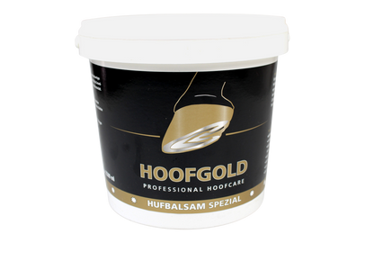 Hufbalsam Spezial - fördert das Hornwachstum und verleiht dem Huf Elastizität & Glanz; intensive Pflege für gesunde, widerstandsfähige Hufe | Hoofgold