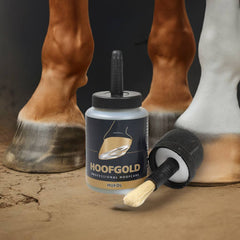 hufoel – spendet Feuchtigkeit, verleiht natürlichen Glanz und schützt vor Austrocknung; stärkt und nährt den Huf nachhaltig | Hoofgold