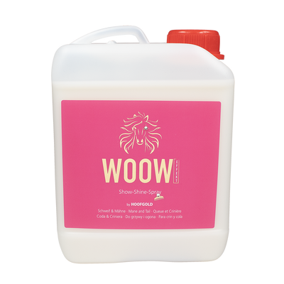 WOOW Show-Shine-Spray – sorgt für seidige Mähne & Schweif, verhindert Verknotungen und schützt das Haarkleid langanhaltend | Hoofgold